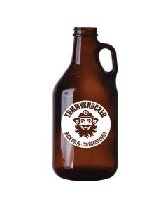 Small Amber Growler