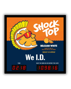 WE ID Clock Sign